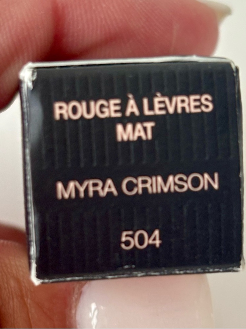 GUCCI Rouge A Levres Matte Lipstick -Myra Crimson 504 - - Picture 4 of 6
